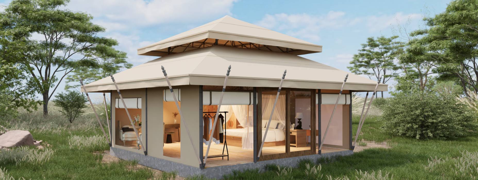 神农架户外野奢帐篷